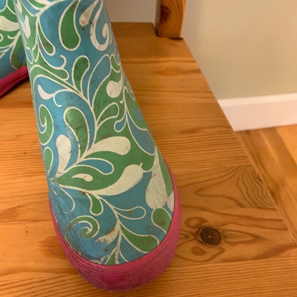 LL Bean Wellie rain boots - Picture 3 of 5